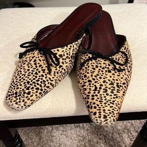 Staud calf hair mules